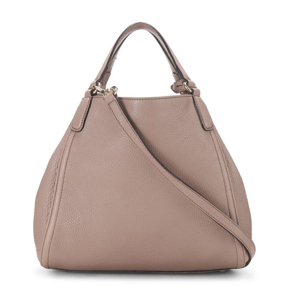 Gucci Pink Leather Soho Convertible Shoulder Bag Small (Authentic Pre-Loved) - Picture 2 of 5